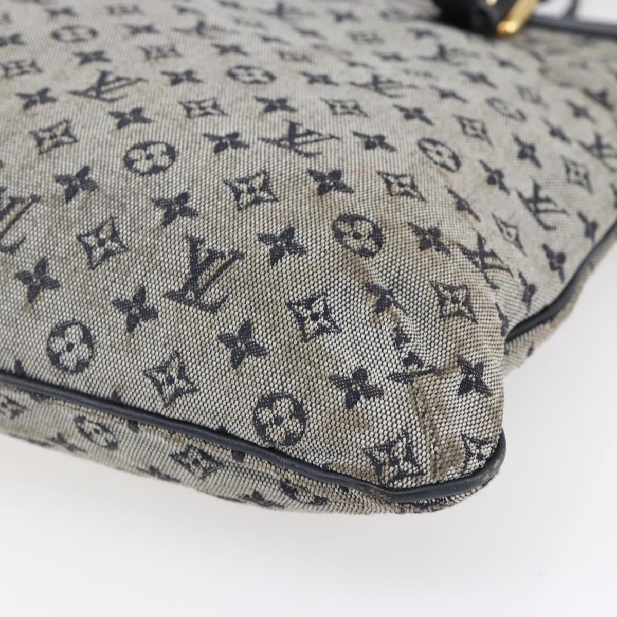 Louis Vuitton LOUIS VUITTON Monogram Mini Fran?oise Tote Bag 2way Blue M92208 LV Authentic 151081