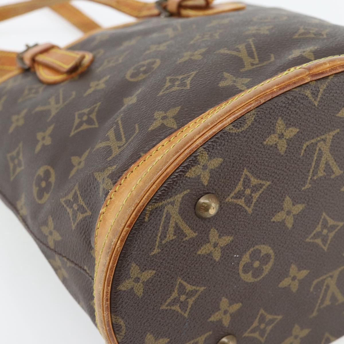 Louis Vuitton LOUIS VUITTON Monogram Bucket PM Shoulder Bag M42238 LV Authentic bs35325