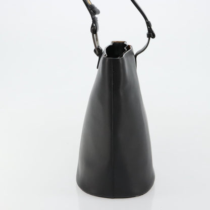 Gucci GUCCI Hand Bag Leather Black Authentic 71508
