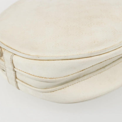 Gucci GUCCI Micro GG Supreme Shoulder Bag Leather White Gold 007 115 0088 Authentic 158504