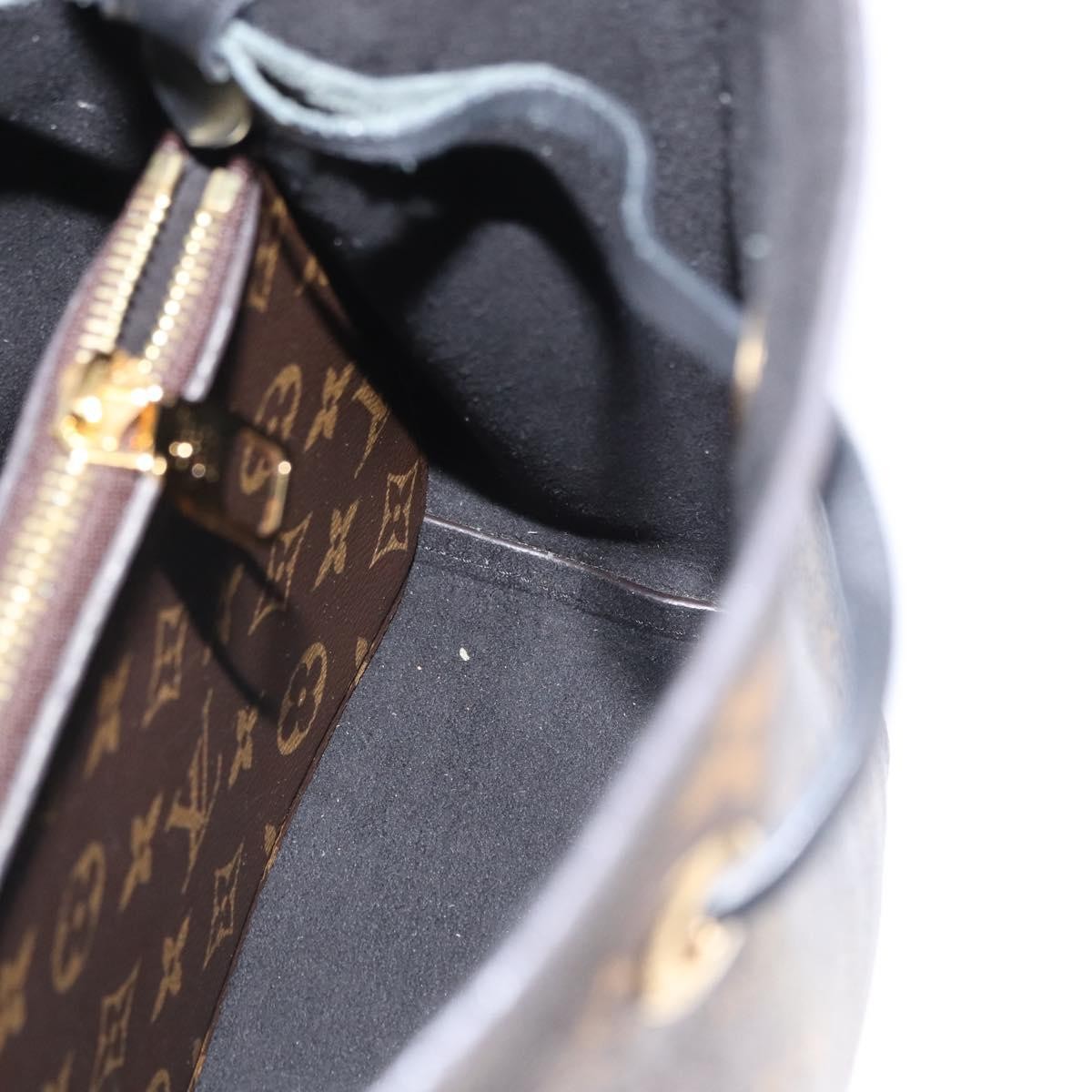 Louis Vuitton LOUIS VUITTON Monogram Neonoe Shoulder Bag Black M44020 LV Authentic ka1907