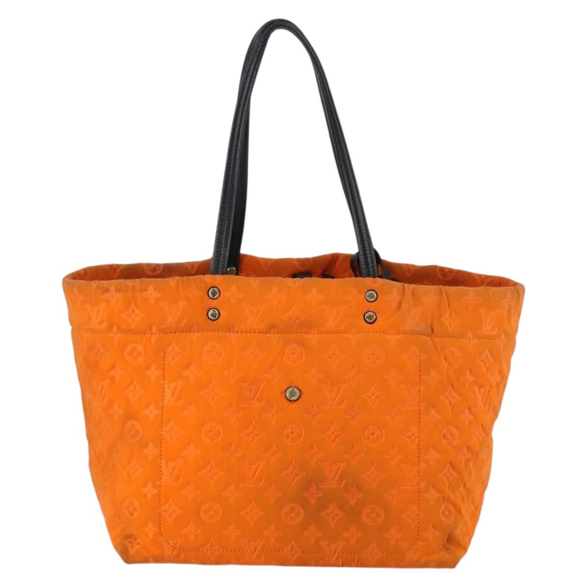 Louis Vuitton LOUIS VUITTON Cruise Line Scuba MM Tote Bag Orange M92803 LV Authentic 144674