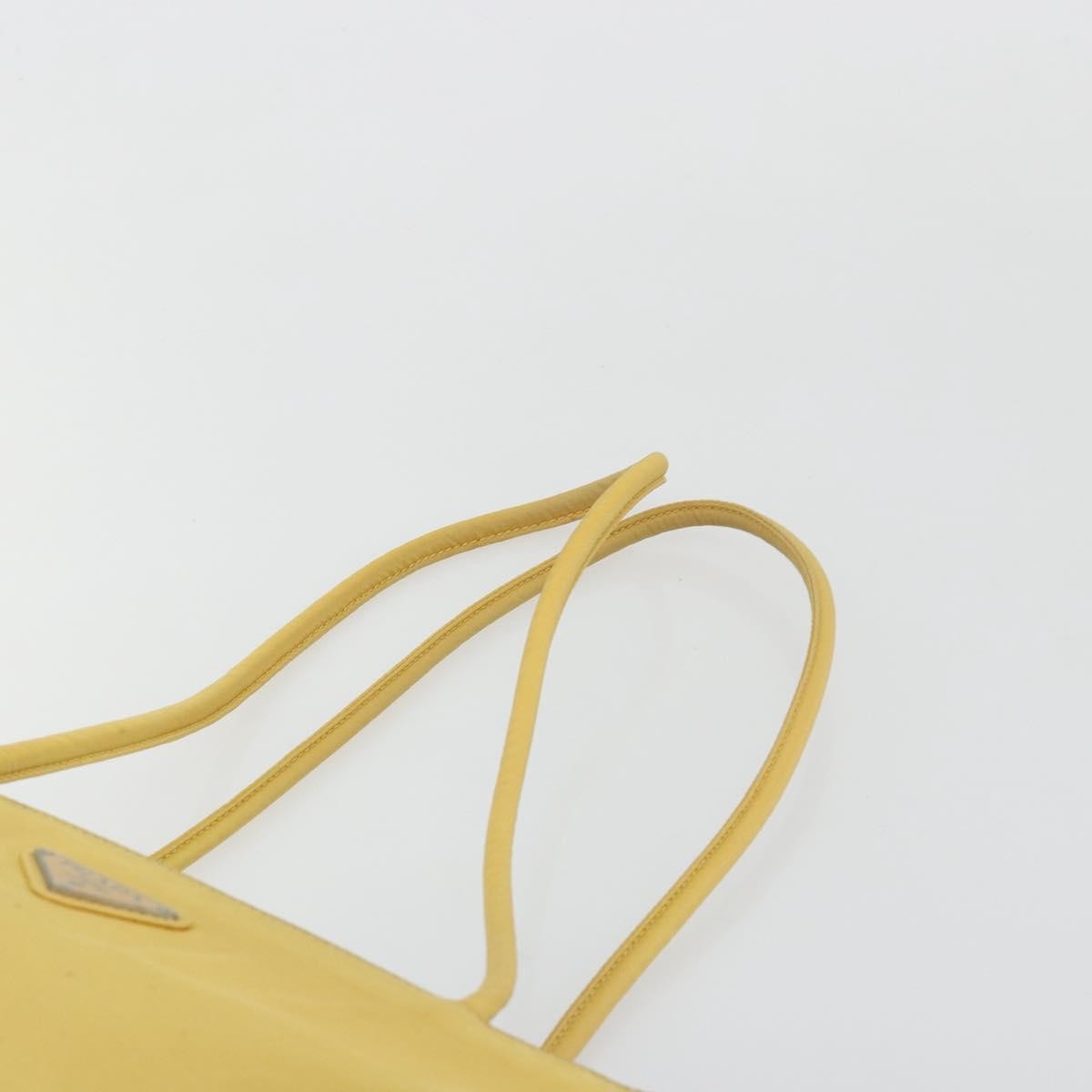 Prada PRADA Tote Bag Nylon Yellow Authentic 181131