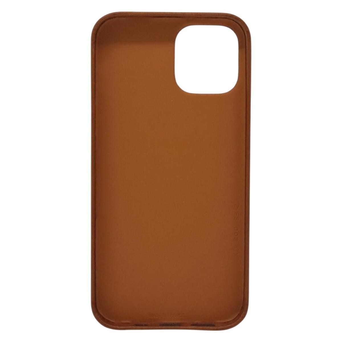 Hermès Hermès HERMES iPhone 12 & 12 Pro Case iPhone Case Leather Brown Authentic BA5561 Bag