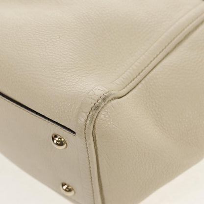 Gucci GUCCI Soho Shoulder Bag Leather 2way White Authentic ki5995