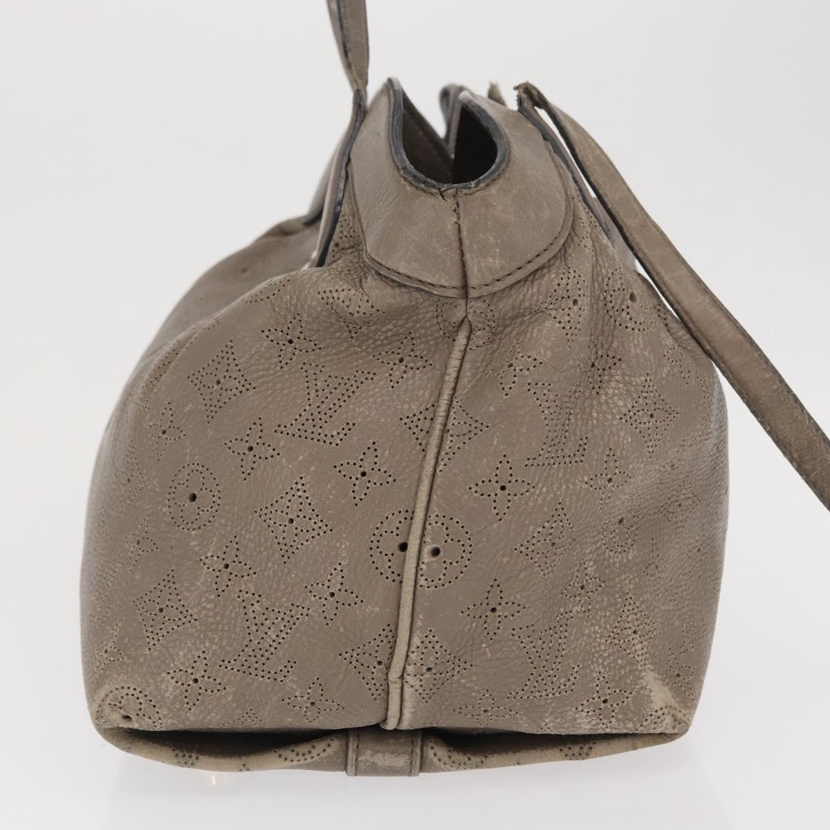 Louis Vuitton LOUIS VUITTON Mahina Shiels PM Hand Bag Leather Opal M93084 LV Authentic BA10353