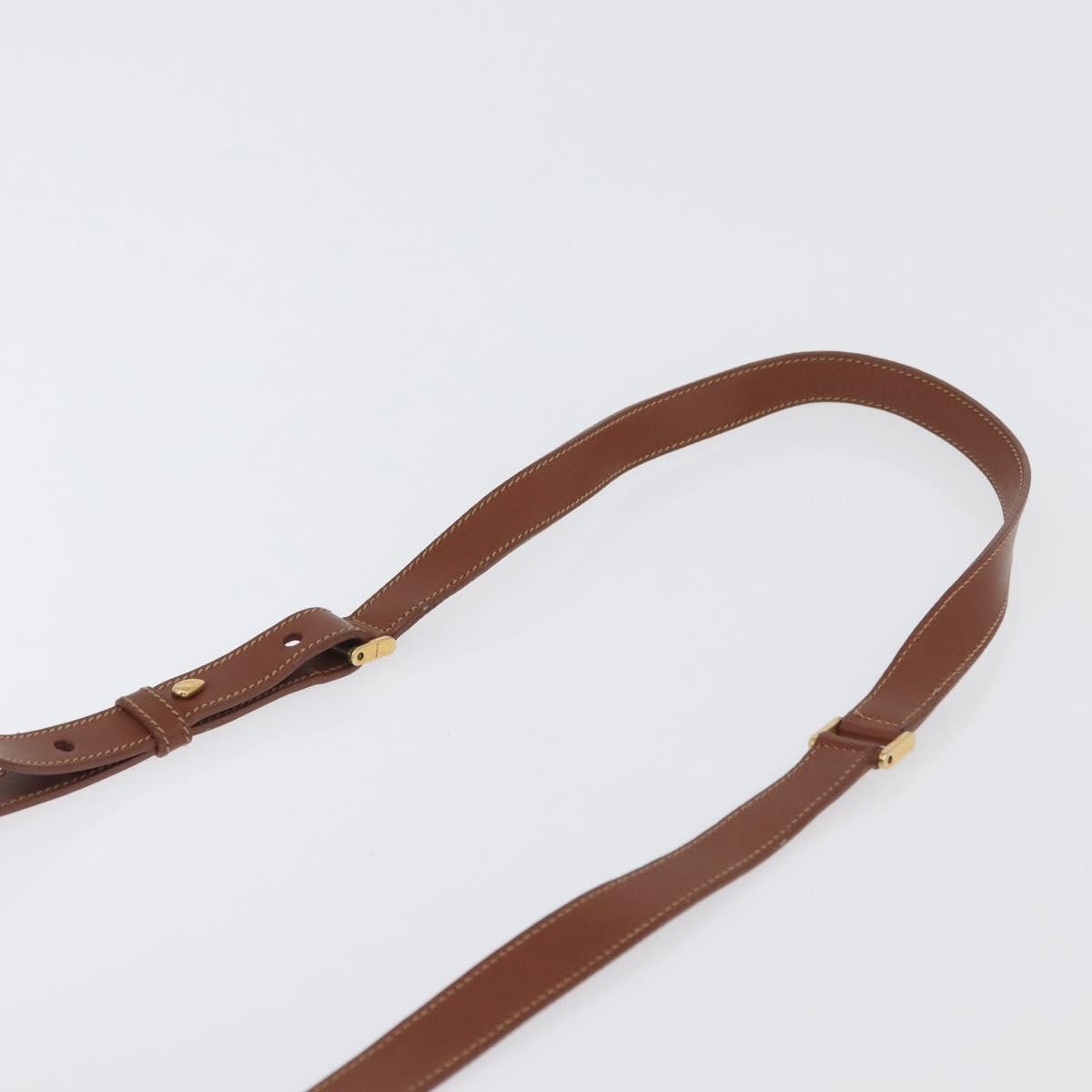 Gucci GUCCI Hand Bag Leather 2way Brown Gold 000 101 0274 Authentic ep13069