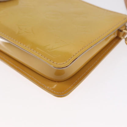 Louis Vuitton LOUIS VUITTON Monogram Vernis Lexington Accessory Pouch Beige M91010 Authentic 165721 Bag