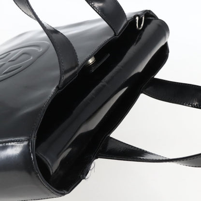 Gucci GUCCI Hand Bag Patent leather Black Silver 000 1013 0504 Authentic ka2334