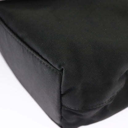 Dior Christian Dior Hand Bag Nylon Black Silver Authentic ar12776
