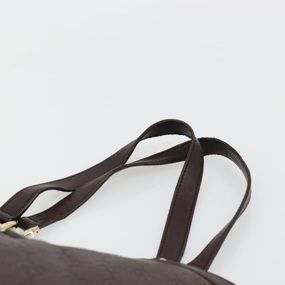 Gucci GUCCI GG Canvas Guccissima Tote Bag Leather Brown Gold 141472 Authentic 176366