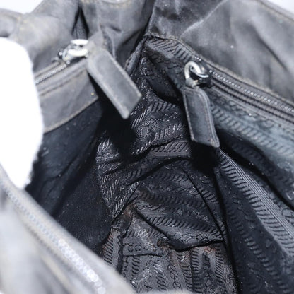 Prada PRADA Hand Bag Nylon Black Authentic 161789