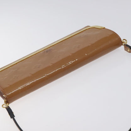 Louis Vuitton LOUIS VUITTON Vernis Rossmore MM Shoulder Bag Rose Velours M91589 LV Authentic 127784