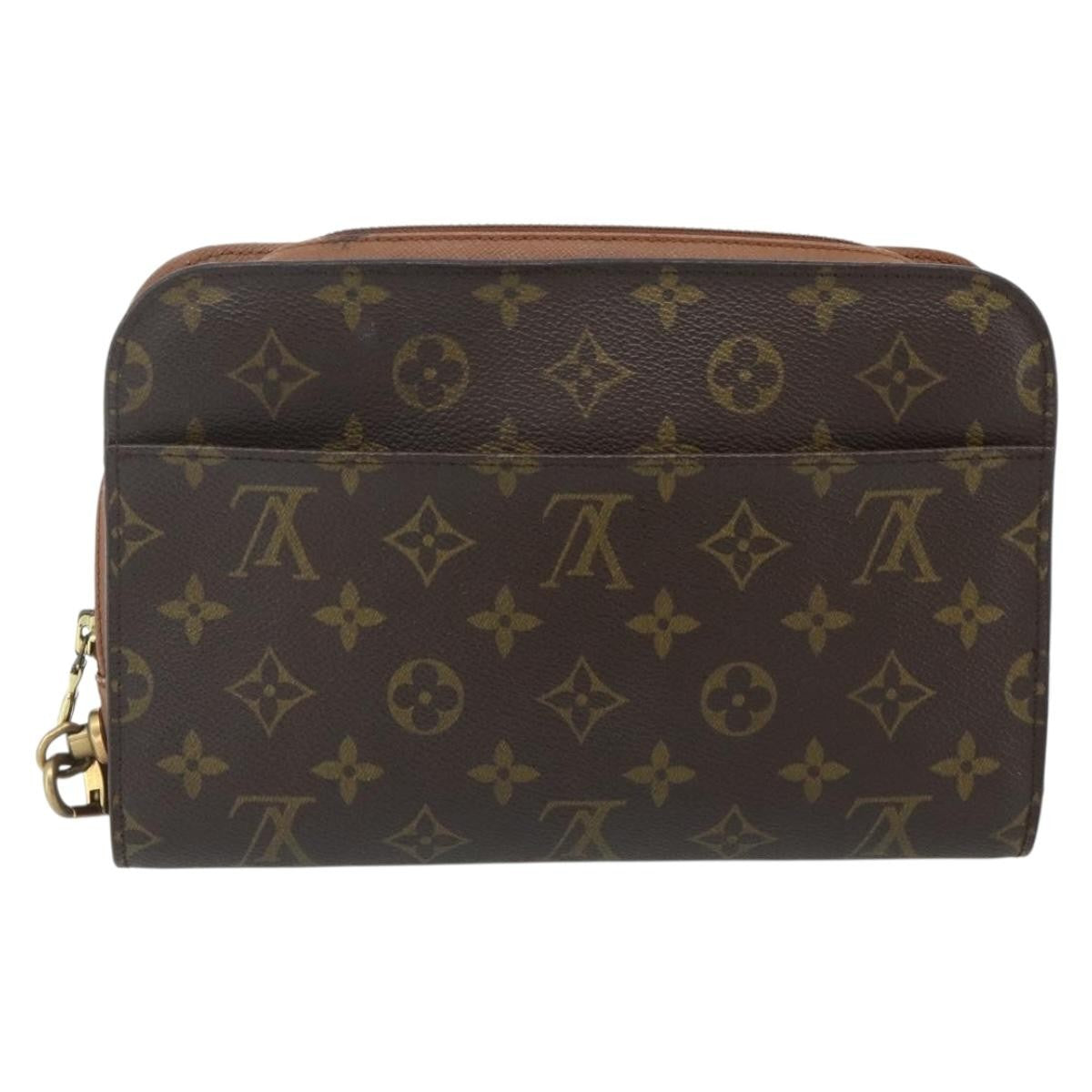 Louis Vuitton LOUIS VUITTON Monogram Orsay Clutch Bag M51790 LV Authentic 120655