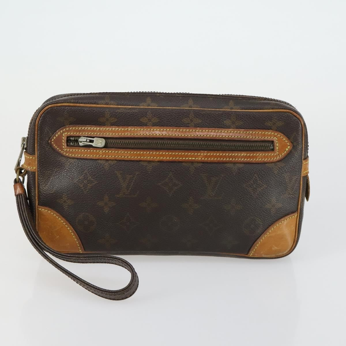 Louis Vuitton LOUIS VUITTON Monogram Clutch Bag 4 Set LV Authentic 158548