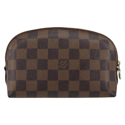 Louis Vuitton LOUIS VUITTON Damier Ebene Pochette Cosmetic PM Pouch N47516 LV Authentic 153562 Bag