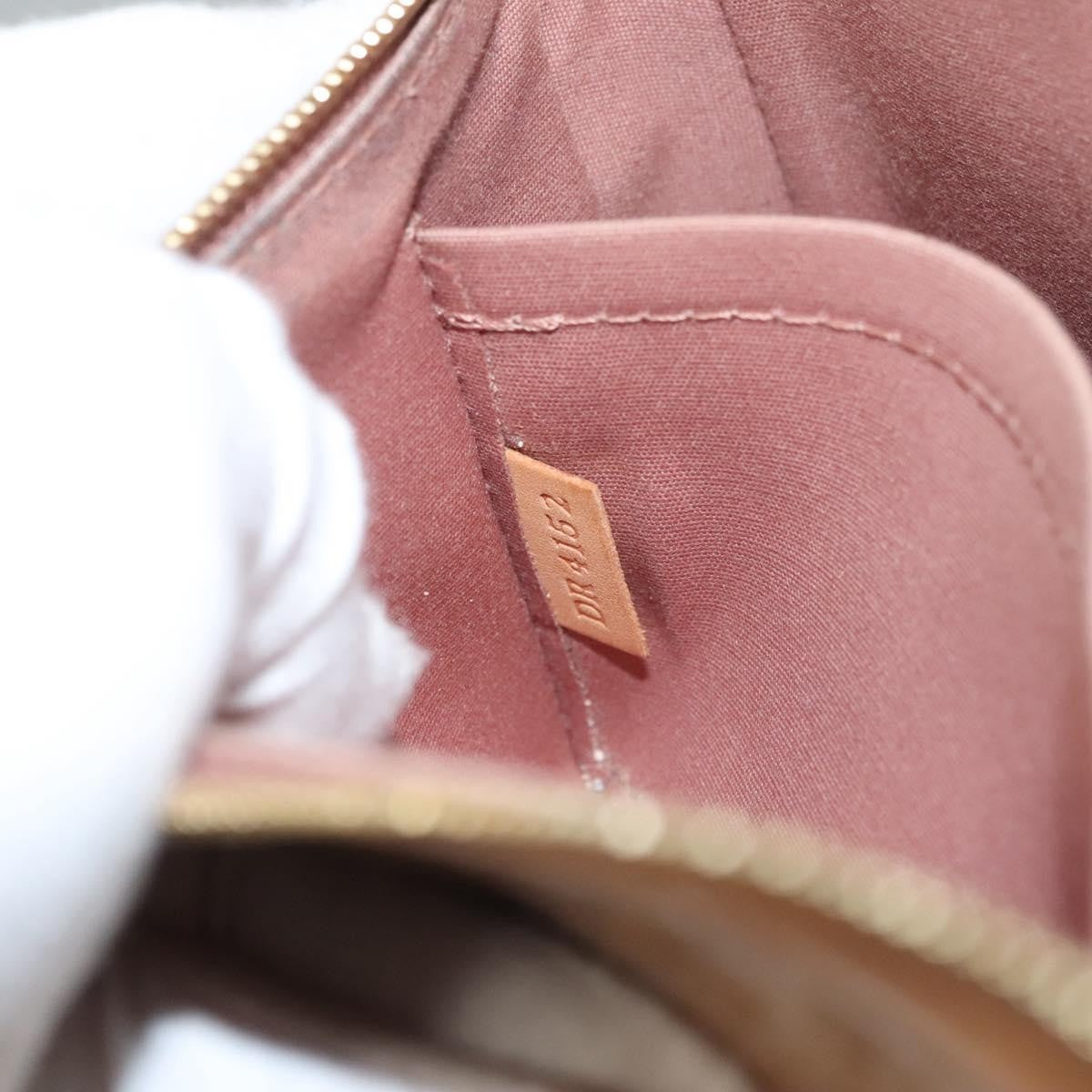 Louis Vuitton LOUIS VUITTON Vernis Pochette Accessoires Pouch Rose Velours M91575 Authentic 117712 Bag
