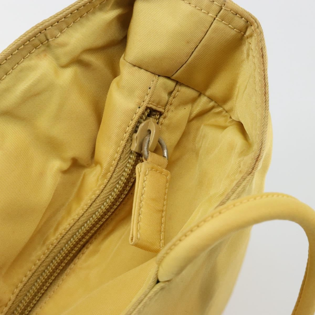 Prada PRADA Tote Bag Nylon Yellow Authentic 181131