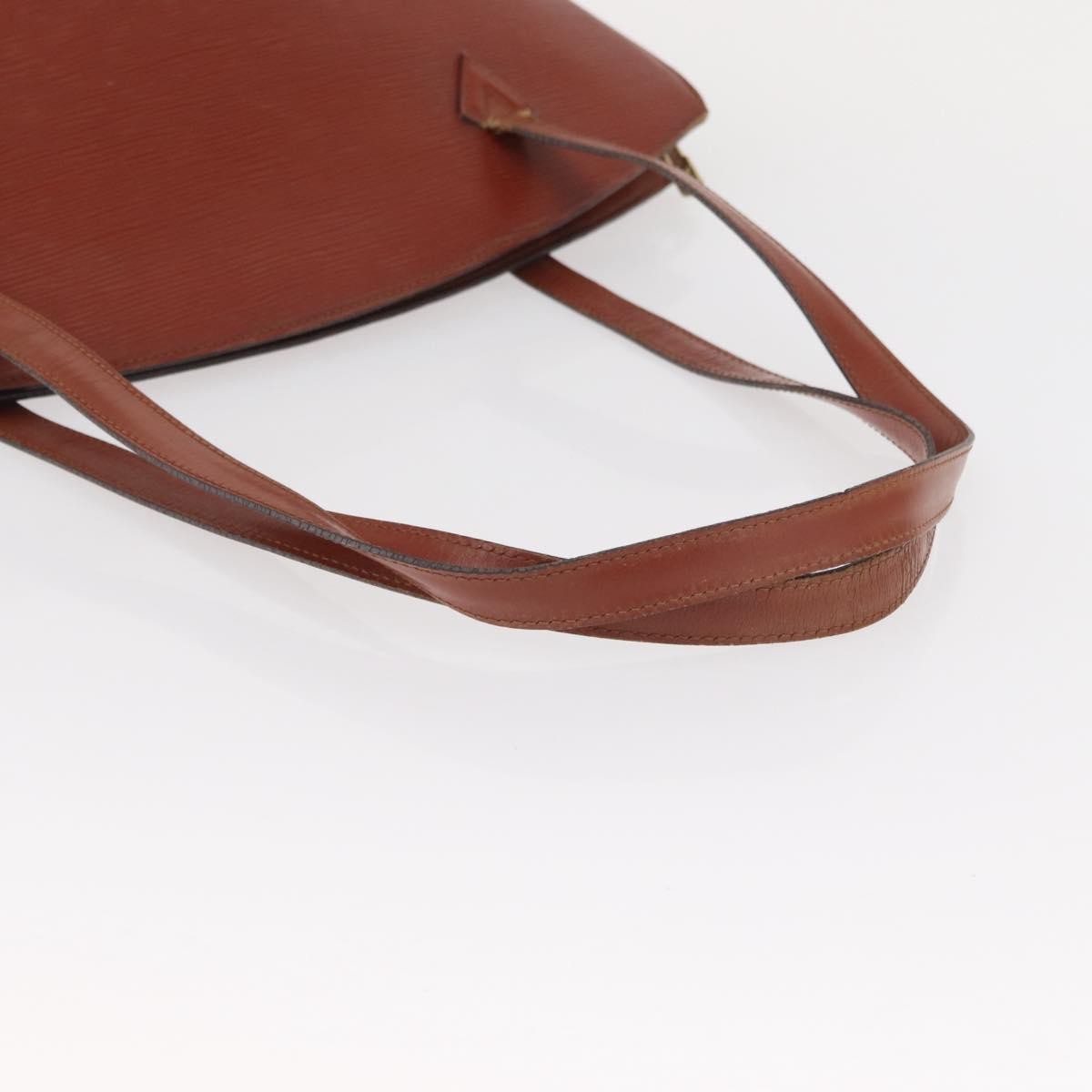 Louis Vuitton LOUIS VUITTON Epi Saint Jacques Shopping Bag Brown M52263 LV Authentic BA8091