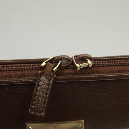 Gucci GUCCI Tote Bag Leather Brown Authentic 133332
