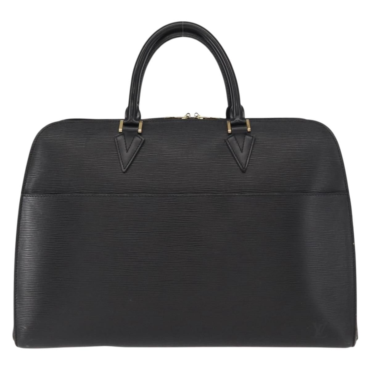 Louis Vuitton LOUIS VUITTON Epi Sorbonne Business Bag Black M54512 LV Authentic 159371
