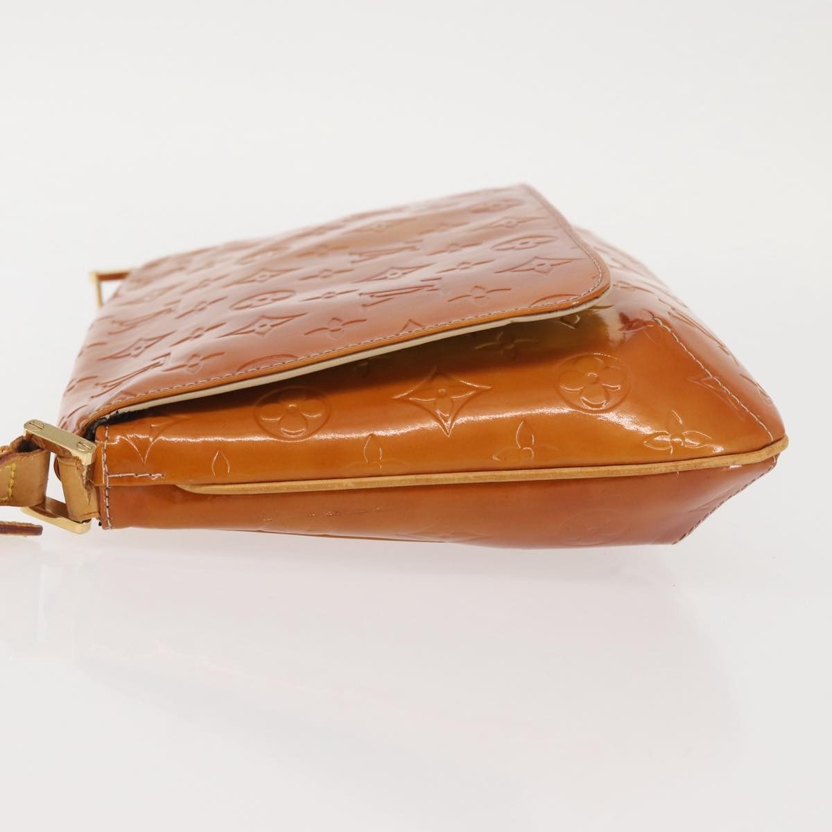 Louis Vuitton LOUIS VUITTON Monogram Vernis Thompson Street Bag Beige M91301 LV Authentic 128772