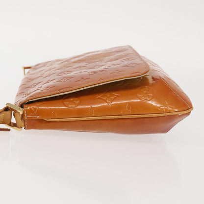 Louis Vuitton LOUIS VUITTON Monogram Vernis Thompson Street Bag Beige M91301 LV Authentic 128772