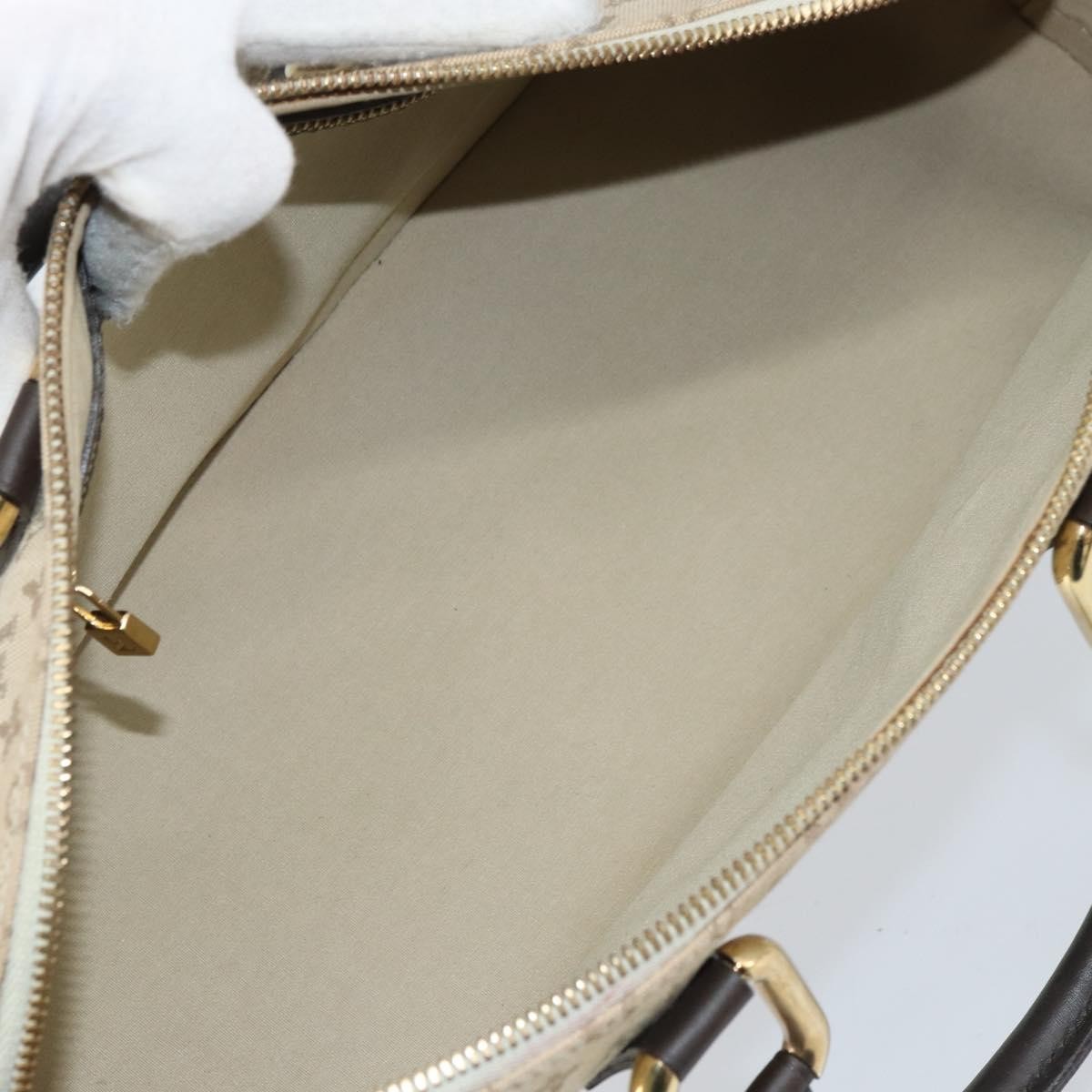 Louis Vuitton LOUIS VUITTON Monogram Mini Alma Ron Hand Bag Khaki M92206 LV Authentic 158341