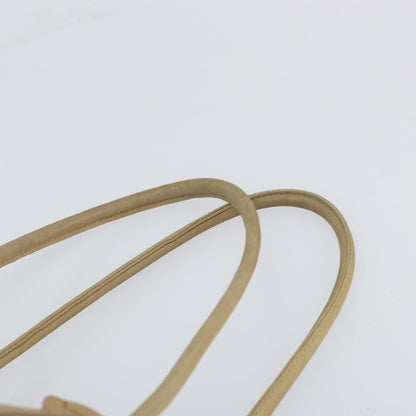 Prada PRADA Hand Bag Nylon Beige Silver Authentic 166752