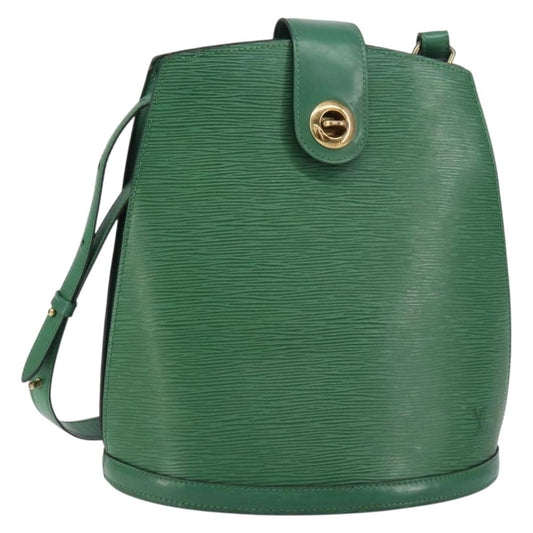 Louis Vuitton LOUIS VUITTON Epi Cluny Shoulder Bag Green M52254 LV Authentic 156348