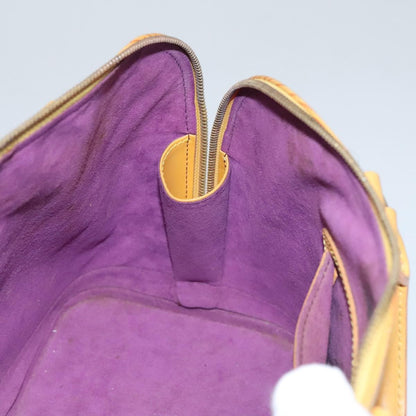 Louis Vuitton LOUIS VUITTON Epi Alma Hand Bag Yellow M52149 LV Authentic 107462