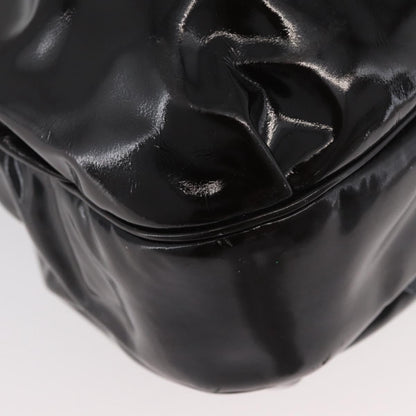 Salvatore Ferragamo Salvatore Ferragamo Gancini Hand Bag Patent leather Dark Brown Authentic bs35239