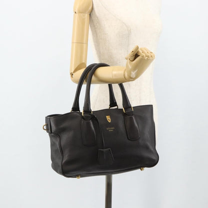 Celine CELINE New Boogie Bag Hand Bag Leather Brown Gold Authentic 179282A