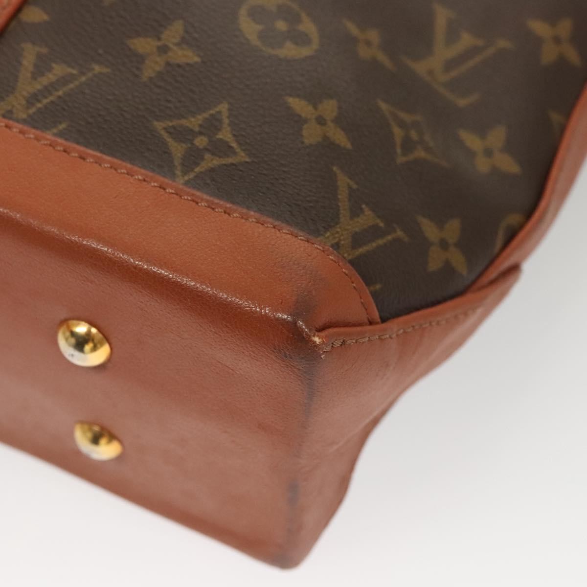 Louis Vuitton LOUIS VUITTON Monogram Sac Weekend PM Hand Bag M42425 LV Authentic BA2696