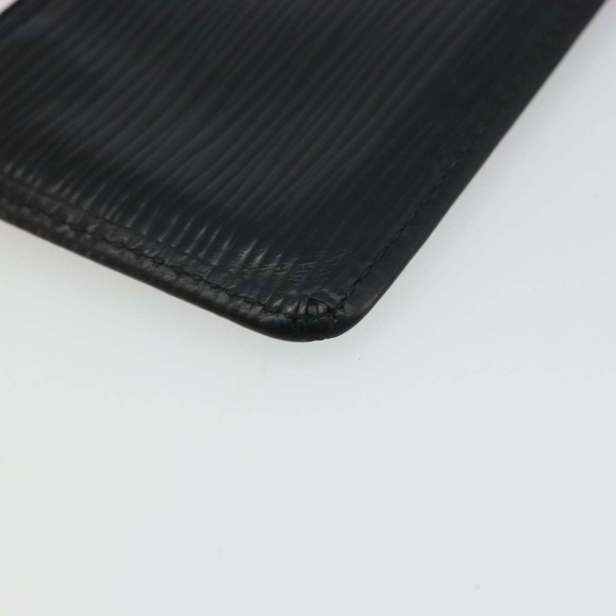 Louis Vuitton LOUIS VUITTON Epi Pochette Cles Coin Purse Black M63802 LV Authentic YKZ1632