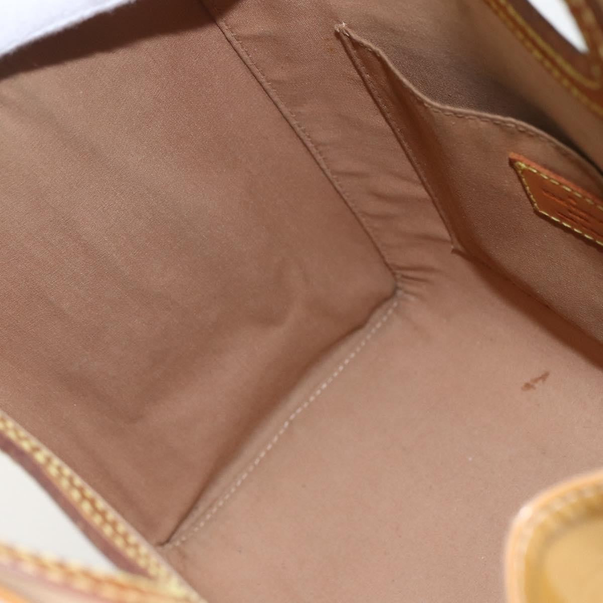 Louis Vuitton LOUIS VUITTON Monogram Vernis Maple Drive Bag Noisette M91376 LV Authentic 169608