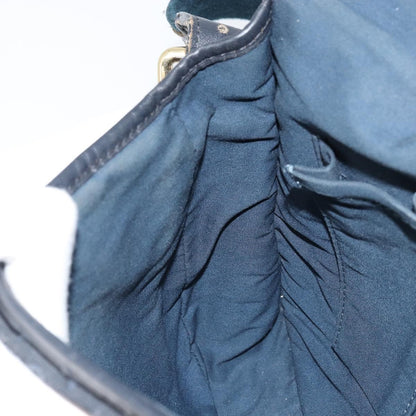 Louis Vuitton LOUIS VUITTON Monogram Mini Belanger Shoulder Bag Black M92672 LV Authentic 172756