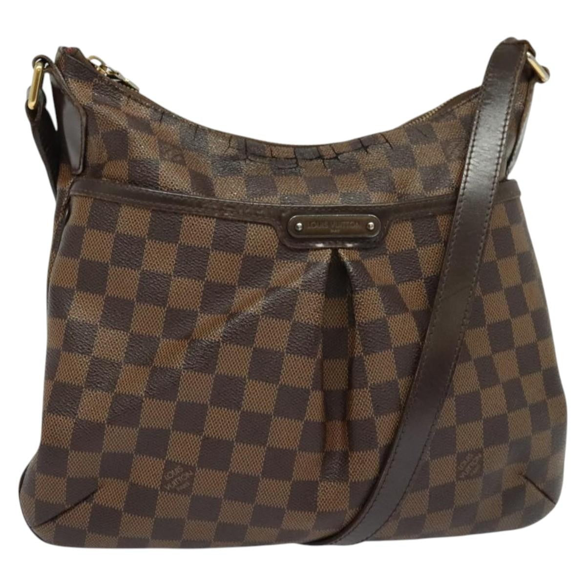 Louis Vuitton LOUIS VUITTON Damier Ebene Bloomsbury PM Shoulder Bag N42251 LV Authentic 139471