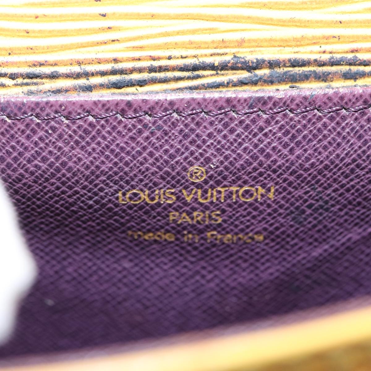 Louis Vuitton LOUIS VUITTON Epi Saint Cloud PM Shoulder Bag Yellow M52219 LV Authentic 83031