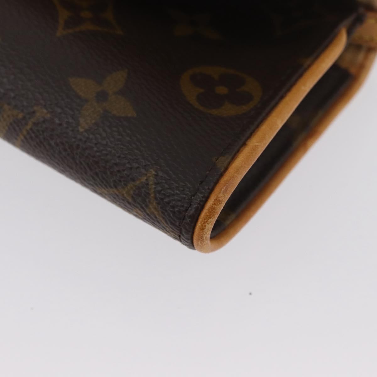 Louis Vuitton LOUIS VUITTON Monogram Pochette Twin PM Shoulder Bag M51854 LV Authentic ka3263