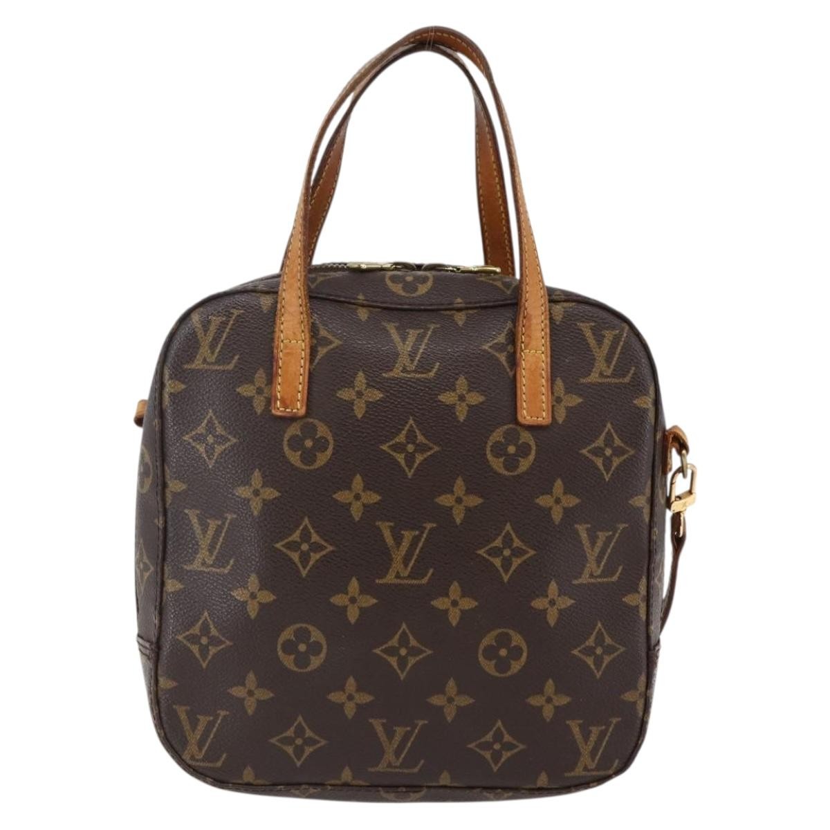 Louis Vuitton LOUIS VUITTON Monogram Spontini Hand Bag M47500 LV Authentic 147162