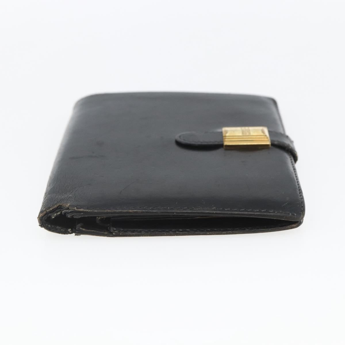 Hermès Hermès HERMES Saumur Diane Wallet Leather Black Authentic bs32957 Bag