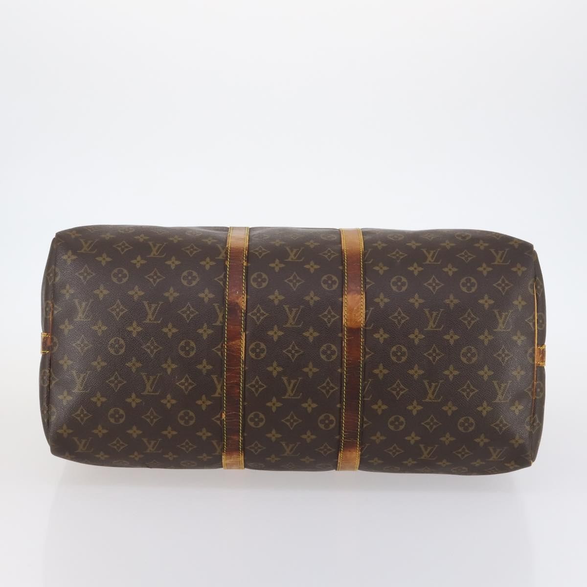Louis Vuitton LOUIS VUITTON Monogram Keepall Bandouliere 55 Boston Bag M41414 LV Authentic bs29746