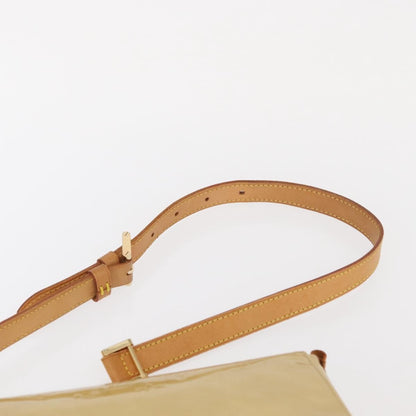 Louis Vuitton LOUIS VUITTON Monogram Vernis Thompson Street Bag Beige M91301 LV Authentic 156991