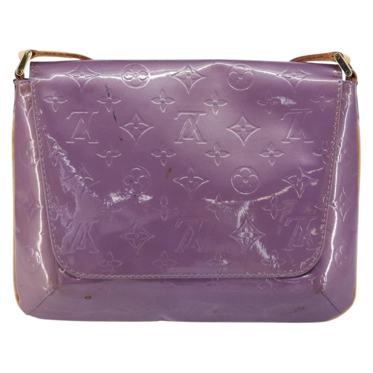Louis Vuitton LOUIS VUITTON Monogram Vernis Thompson Street Bag Viole M91095 LV Authentic 161428
