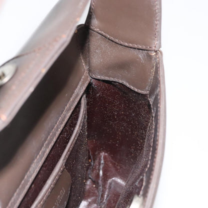 Gucci GUCCI Hand Bag Patent leather Brown Authentic ar13416