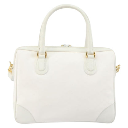 Gucci GUCCI Micro GG Supreme Boston Bag PVC 2way White Gold 002 123 0167 Authentic BA6571