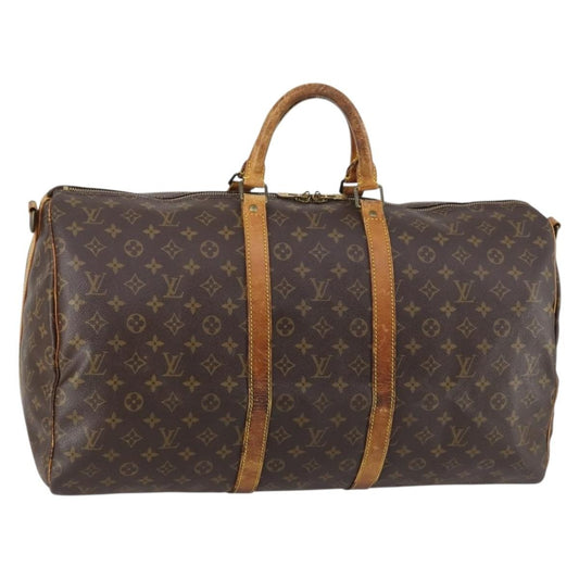 Louis Vuitton LOUIS VUITTON Monogram Keepall Bandouliere 55 Boston Bag M41414 LV Authentic bs29746