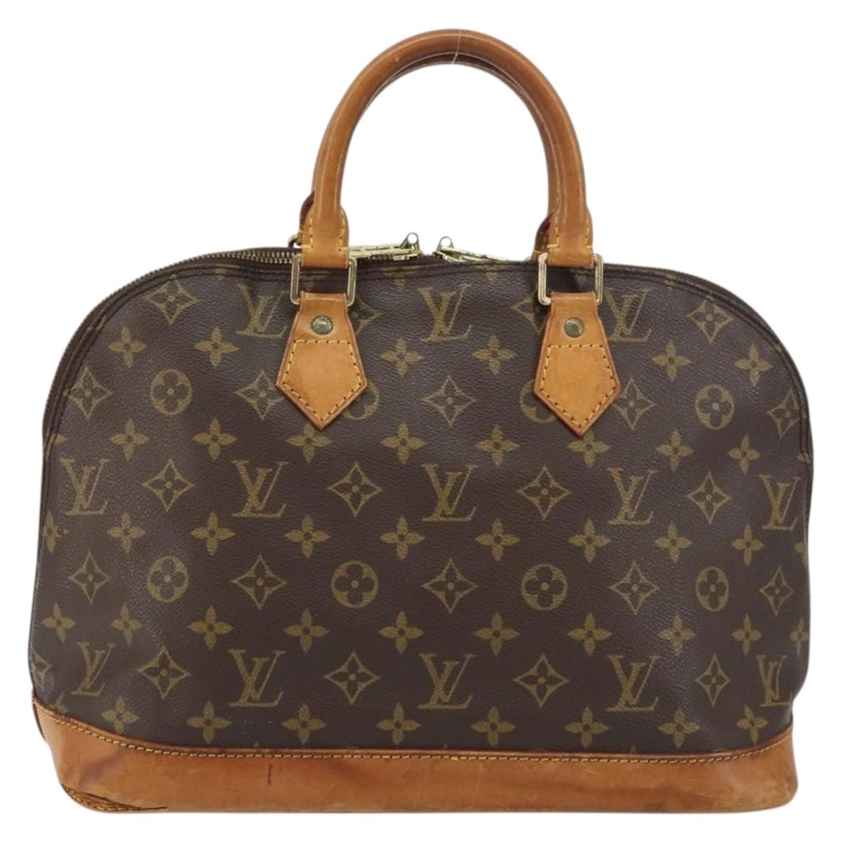 Louis Vuitton LOUIS VUITTON Monogram Alma Hand Bag M51130 LV Authentic ti3527