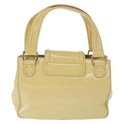 Louis Vuitton LOUIS VUITTON Cruise line Sac Bicolor Hand Bag Enamel Yellow M92547 Authentic bs29940